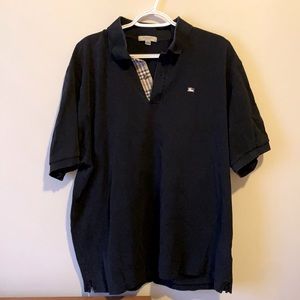 Black Burberry London Polo